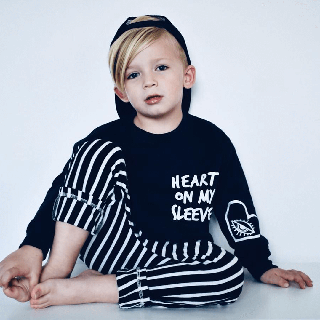 Heart On My Sleeve Unisex Baby & Kids Sweatshirt