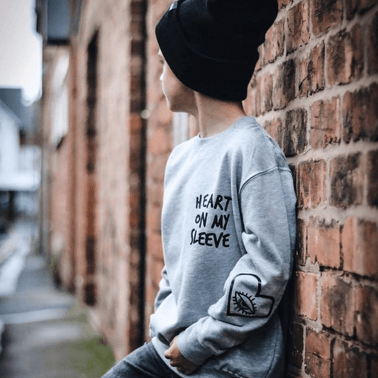 Heart On My Sleeve Unisex Baby & Kids Sweatshirt