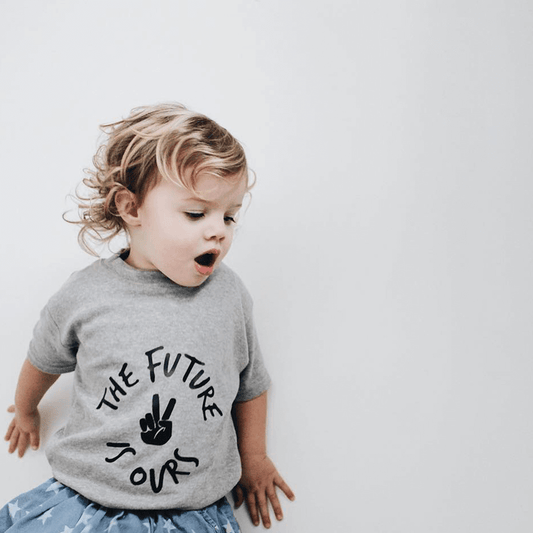 The Future Is Ours Unisex Short Sleeve Baby & Kids T-Shirt
