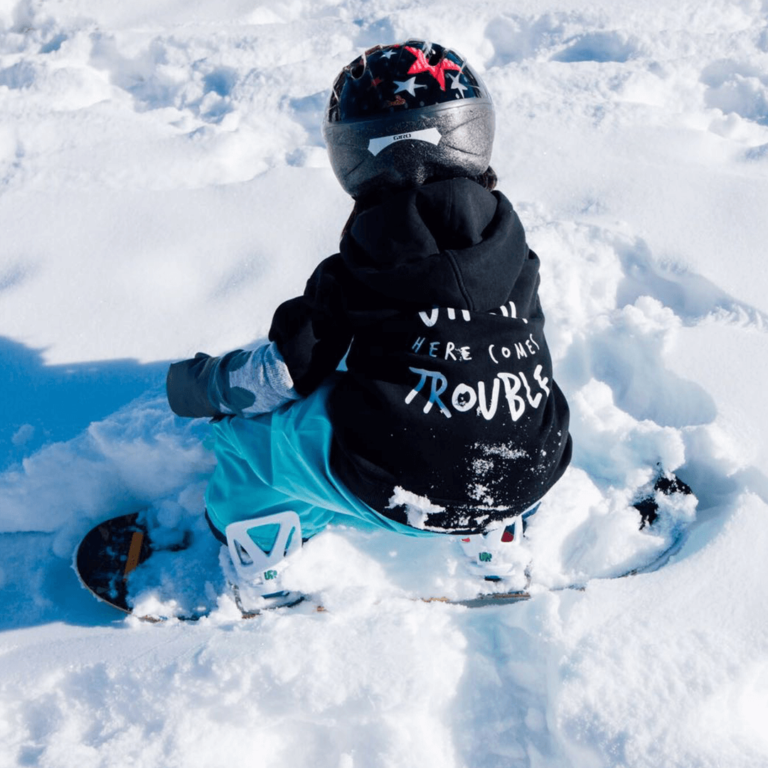 Uh Oh Here Comes Trouble Unisex Baby & Kids Zip Up Hoodie