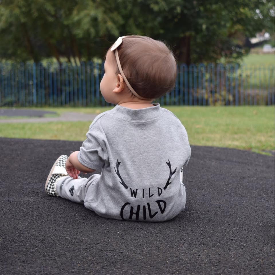 Wild Child Unisex Short Sleeve Baby & Kids T-Shirt