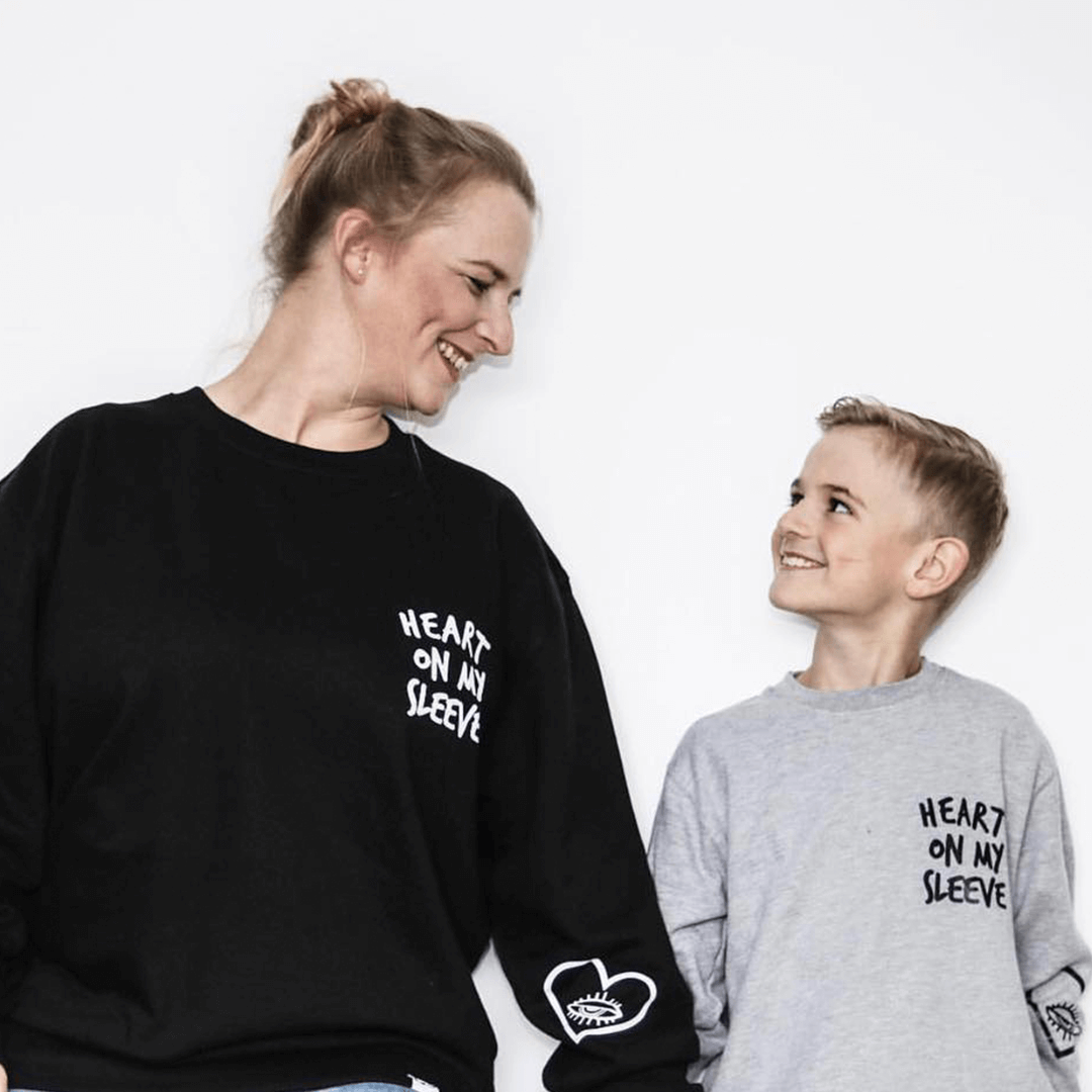 Heart On My Sleeve Unisex Baby & Kids Sweatshirt