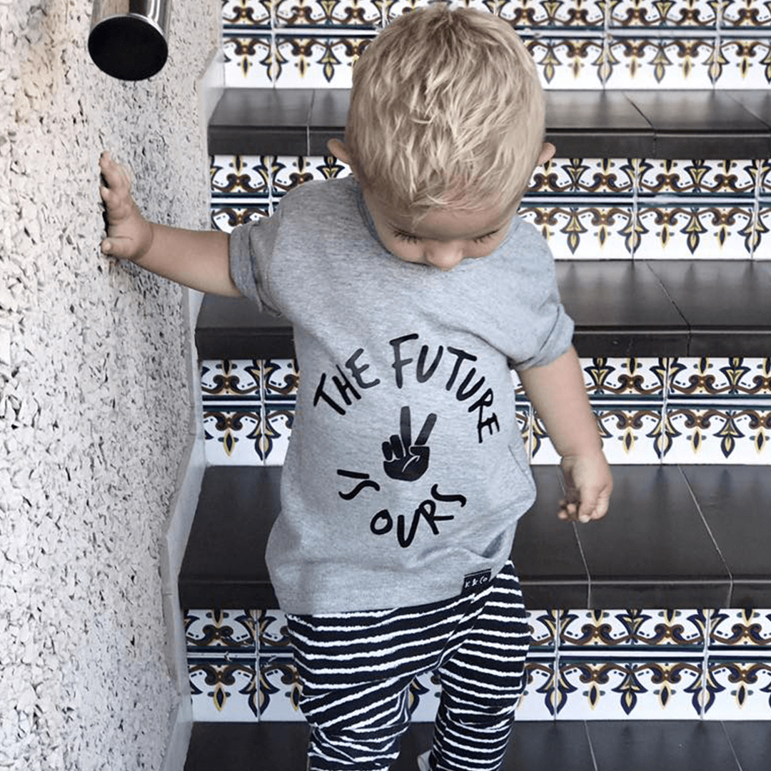 The Future Is Ours Unisex Short Sleeve Baby & Kids T-Shirt