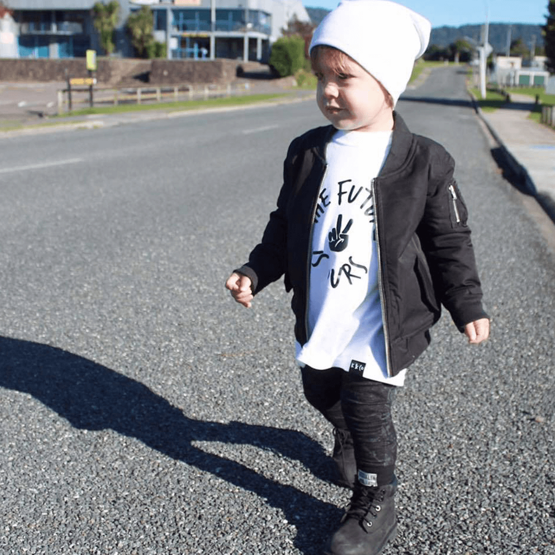 The Future Is Ours Unisex Short Sleeve Baby & Kids T-Shirt
